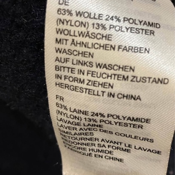 Women’s medium wool jacket Bergan’s of Norway wool coat - dark blue - Picture 8 of 16